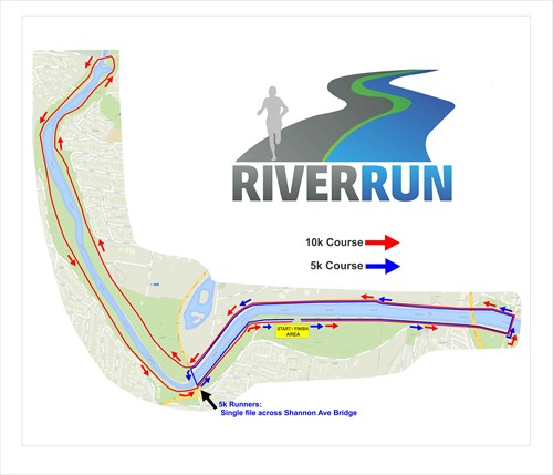 River RUn course map 2019
